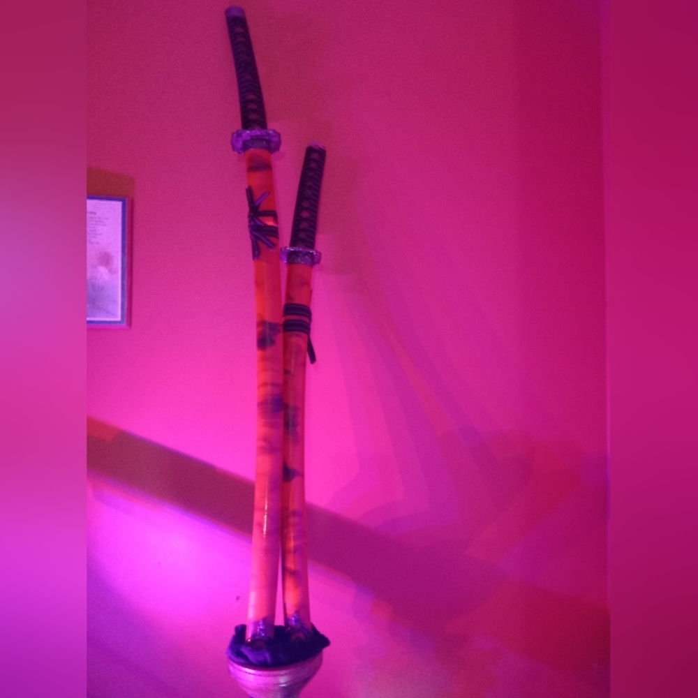 These are 2 japanese ninja swords